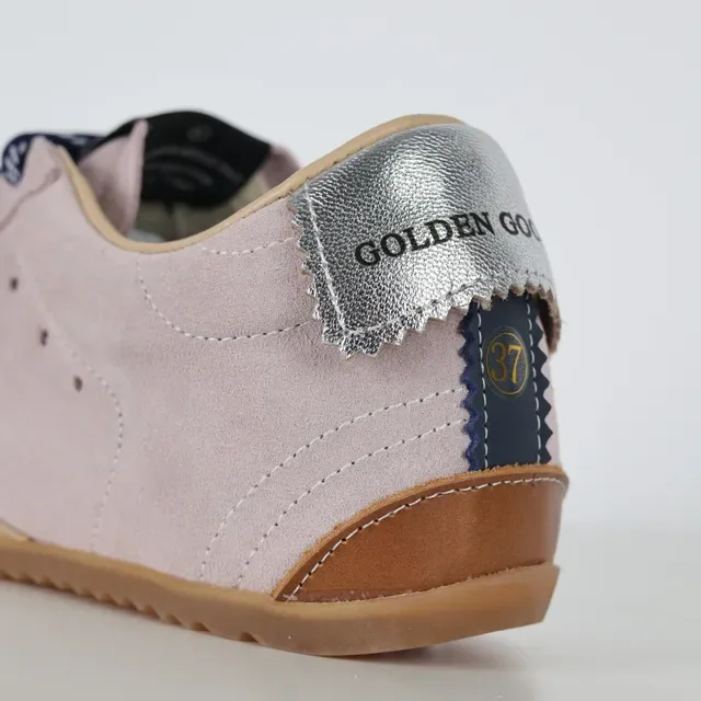 Golden Goose Super-Star Dusty Pink Suede Lifestyle Sneakers 4