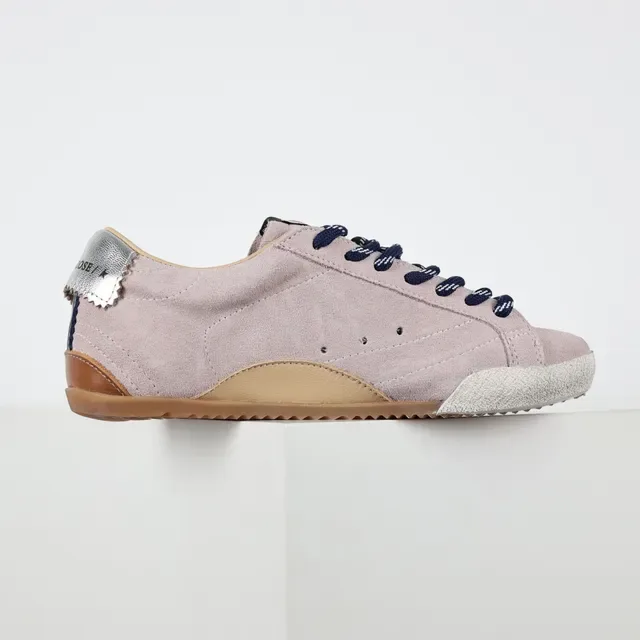 Golden Goose Super-Star Dusty Pink Suede Lifestyle Sneakers 7
