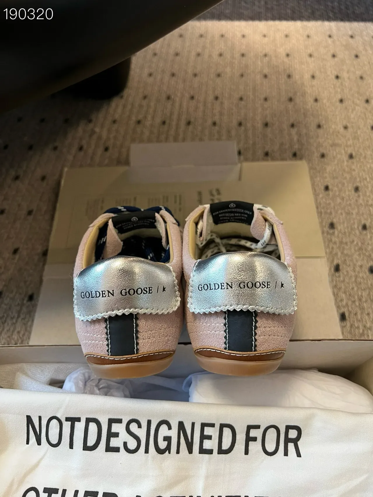 Golden Goose Super-Star Dusty Pink Suede Lifestyle Sneakers 2