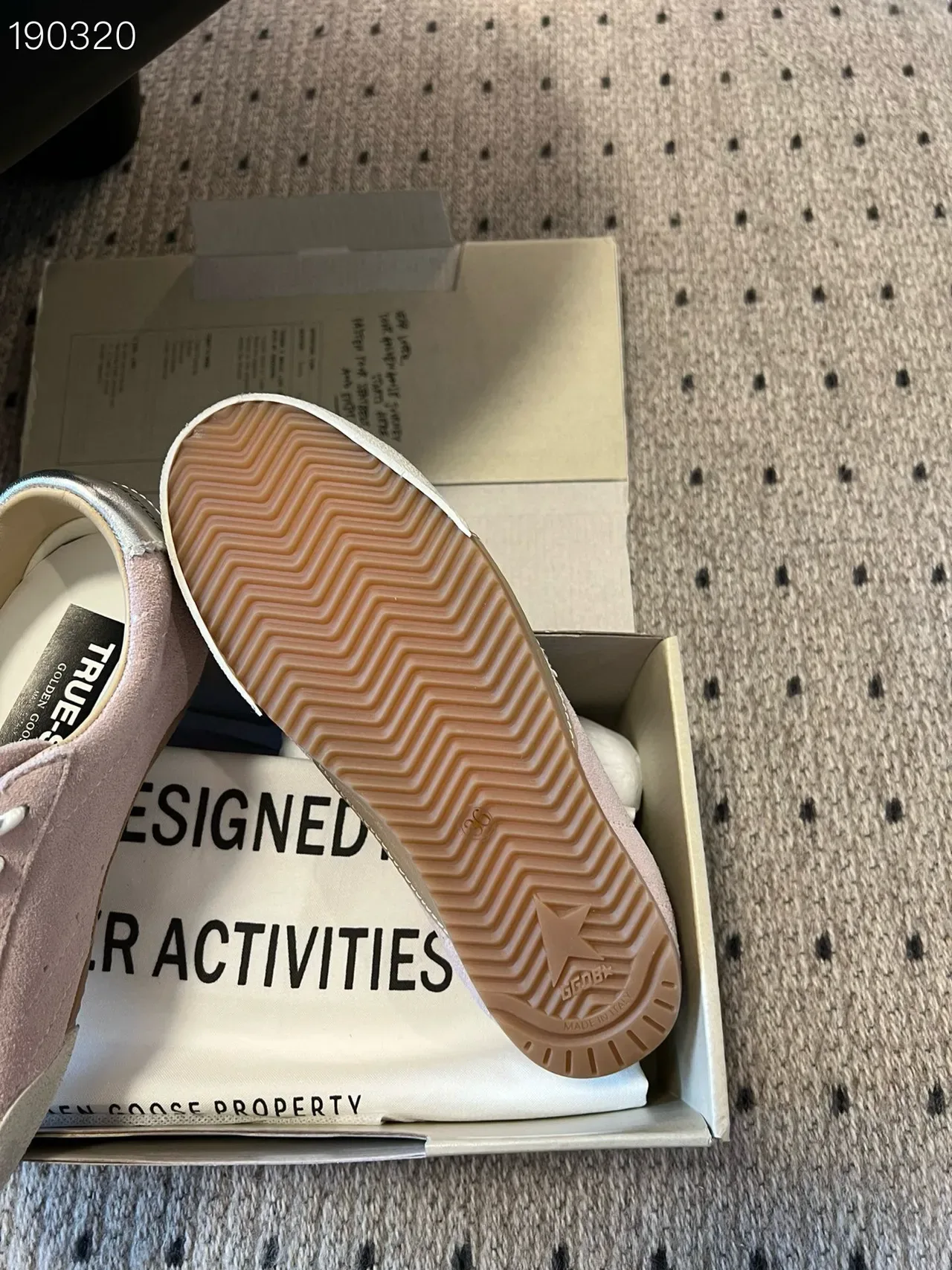 Golden Goose Super-Star Dusty Pink Suede Lifestyle Sneakers 3
