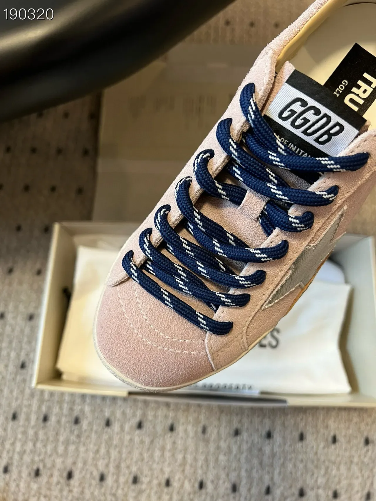 Golden Goose Super-Star Dusty Pink Suede Lifestyle Sneakers 4