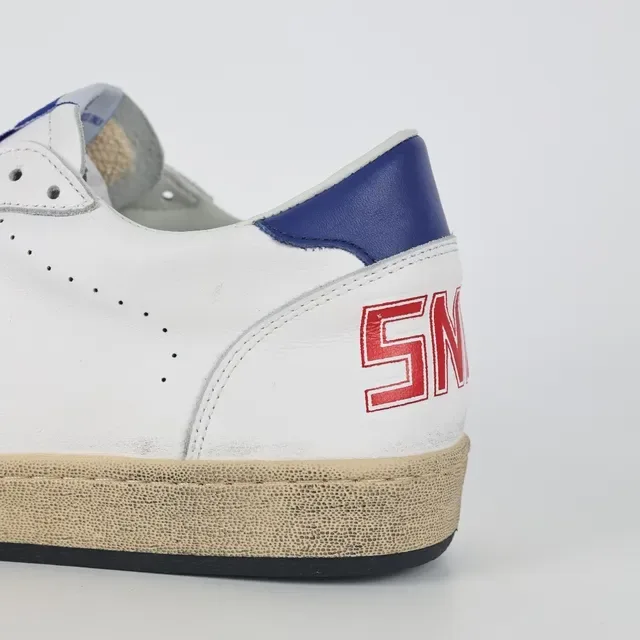 Golden Goose Super-Star White Red Blue sneakers lifestyle 4
