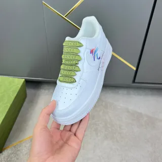 Gucci Ace Beijing 2022 Winter Olympics White and Lime Green Lifestyle Sneakers