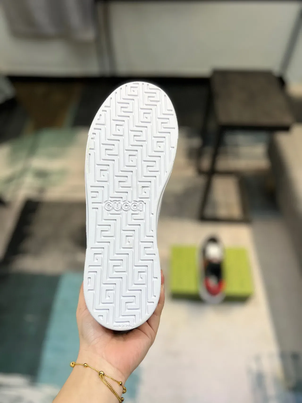 Gucci Ace Noir Rouge Vert Rayures Web Lifestyle Sneakers 9