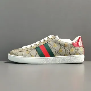 Gucci Ace GG Supreme Beige Green Red Web Lifestyle Sneakers