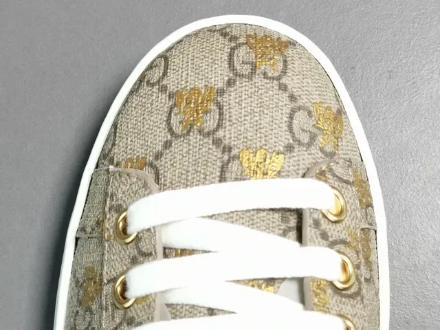 Gucci Ace GG Supreme Beige Green Red Web Tênis lifestyle 15