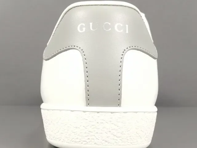 Gucci Ace Perforated Logo White Lifestyle Sneakers 4