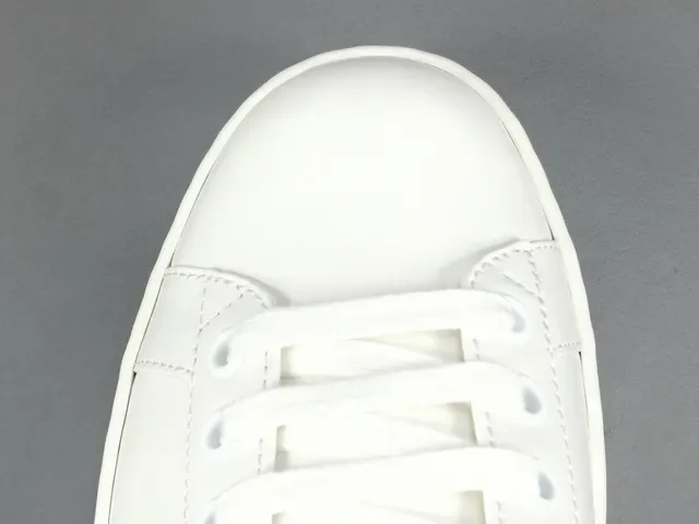 Gucci Ace Perforated Logo White Lifestyle Sneakers 5