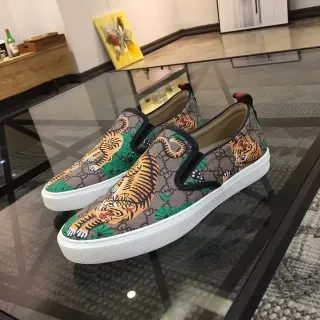 Gucci Ace Slip-On Tiger Print Lifestyle Sneakers