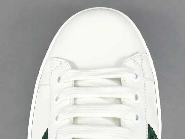 Gucci Ace White Green Red Web Stripe Embroidered Pig Lifestyle Sneakers 5