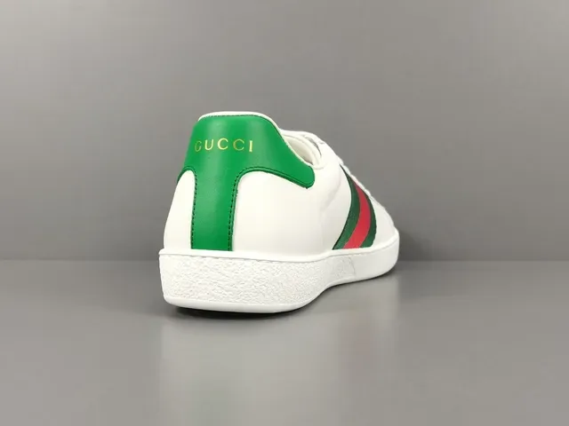 Gucci Ace White Green Red Web Stripe Embroidered Pig Lifestyle Sneakers 16