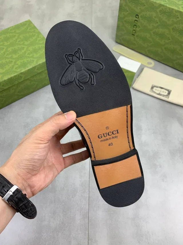 Gucci Chaussures Oxford Cap-Toe Deux Tons Patina 2