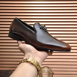 Gucci Dionysus Loafer Polished Brown Leather Slip-On Loafer