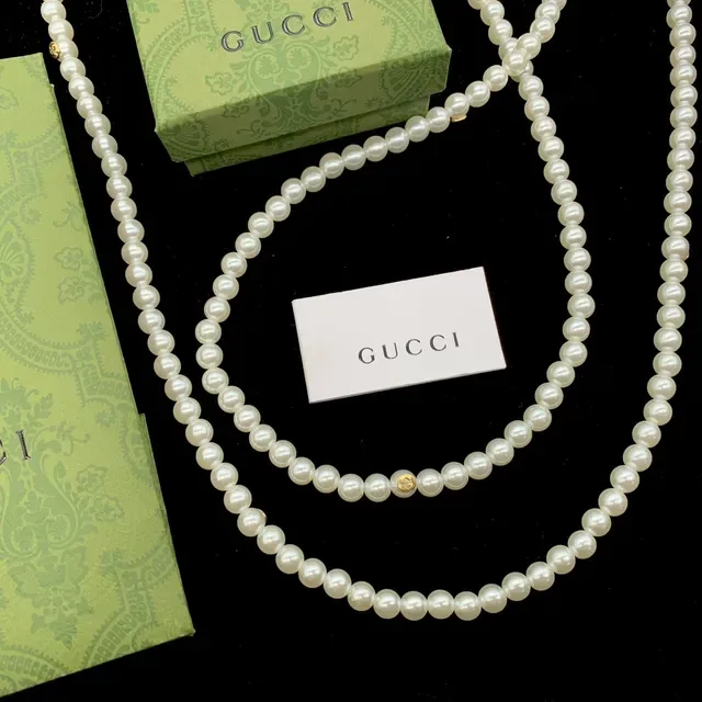 Gucci Double-Strand Cultured Pearl Necklace 2