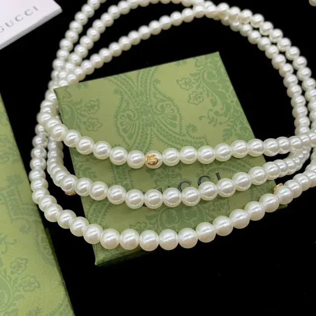 Gucci Double-Strand Cultured Pearl Necklace 4