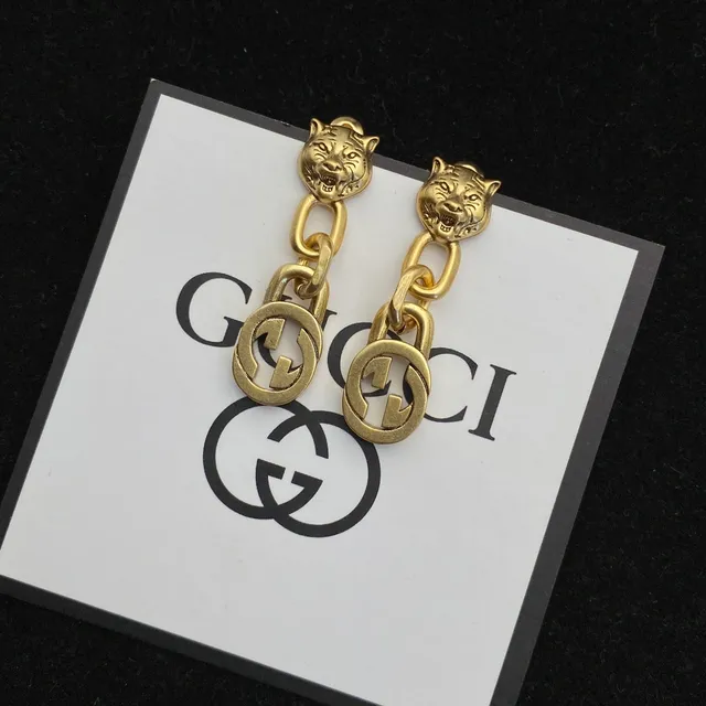 Gucci GG Marmont Gold Chain Interlocking G Motifs Necklace 6