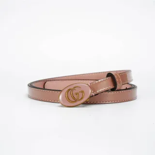 Gucci GG Marmont Pink Patent Leather Belt