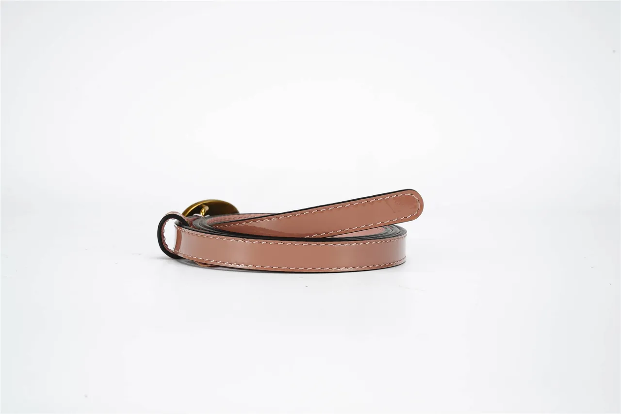 Gucci GG Marmont Pink Patent Leather Belt 3