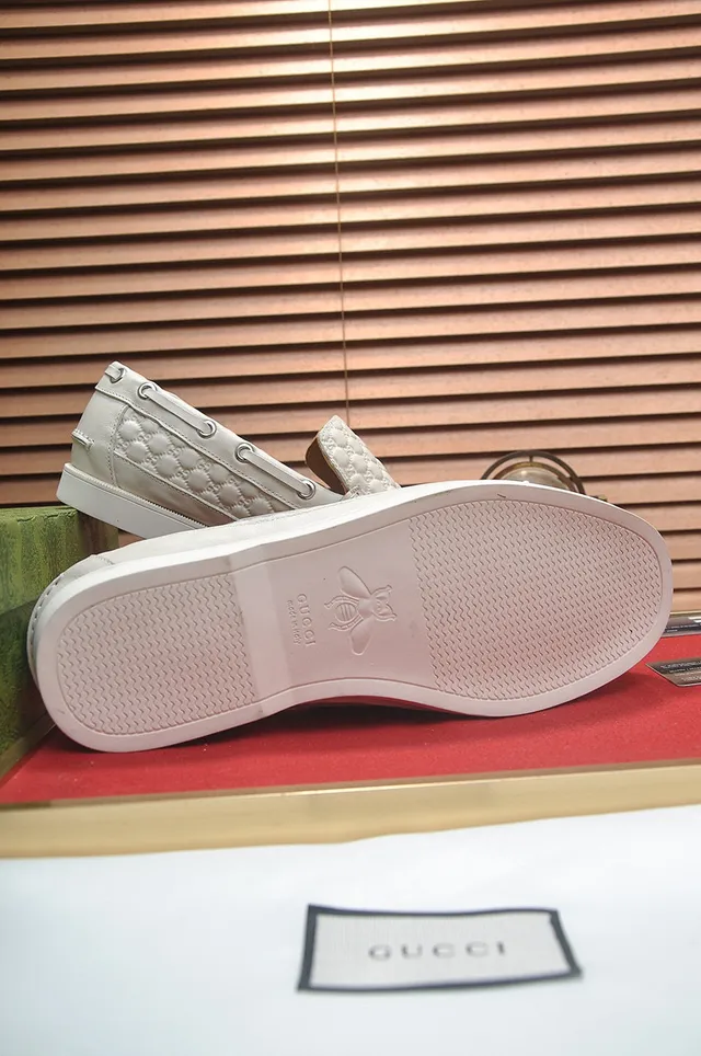 Gucci GG Marmont Quilted Off-White Loafers 4