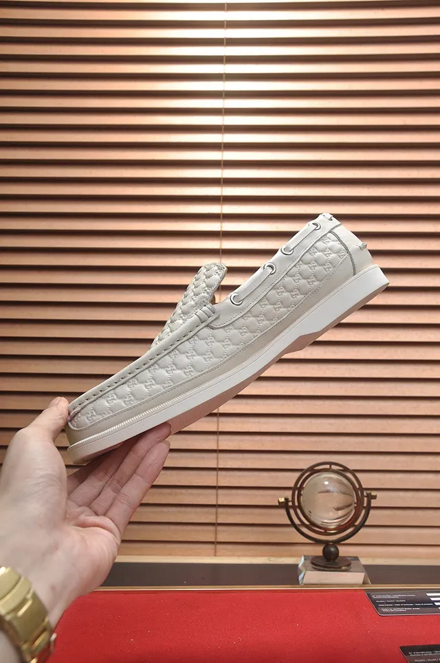 Gucci GG Marmont Quilted Off-White Loafers 6