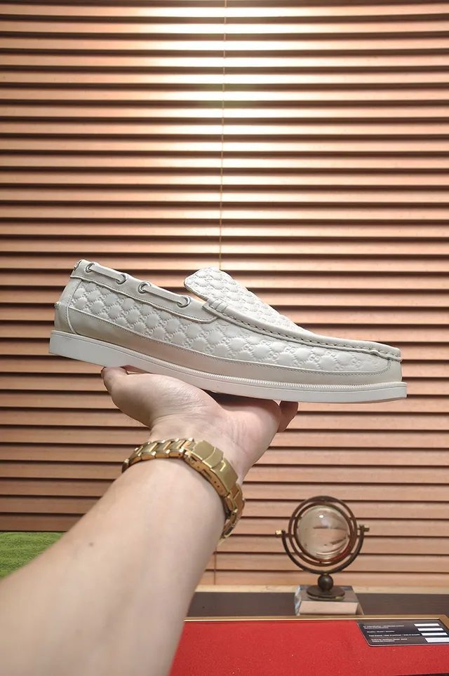Gucci GG Marmont Quilted Off-White Loafers 7