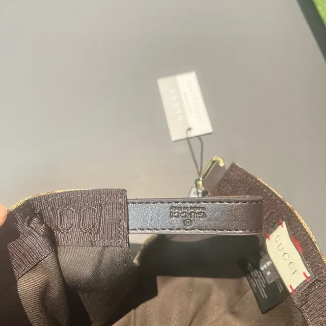 Gucci GG Supreme Monogram Web Stripe Baseball Cap 8