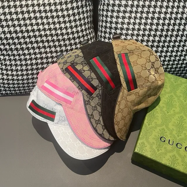 Gucci GG Supreme Monogram Web Stripe Baseball Cap 9