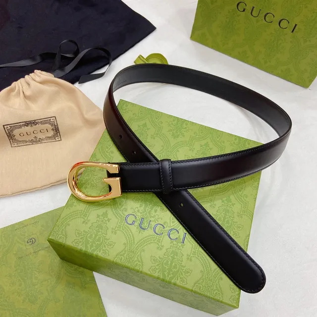Gucci Horsebit 1955 Noir Or Boucle en forme de G Sangle lisse en cuir 6