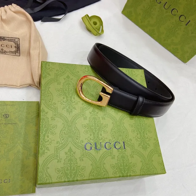 Gucci Horsebit 1955 Noir Or Boucle en forme de G Sangle lisse en cuir 8