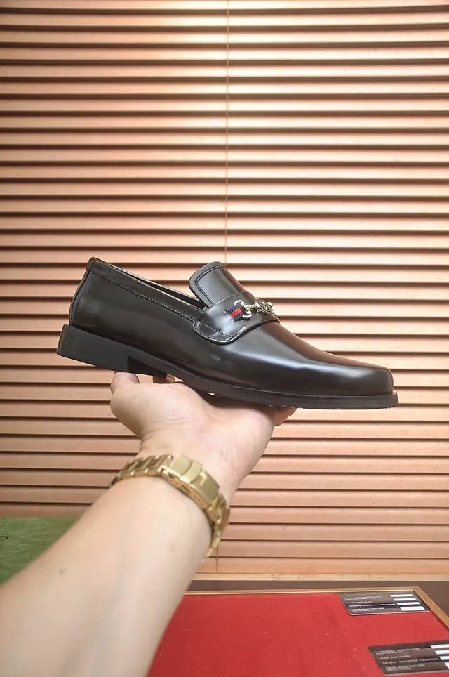 Gucci Horsebit 1955 Mocassins en Cuir Noir avec Horsebit 4