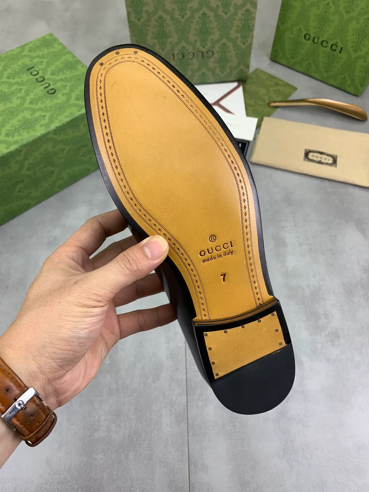 Gucci Horsebit 1955 Black Leather Horsebit Loafers 3