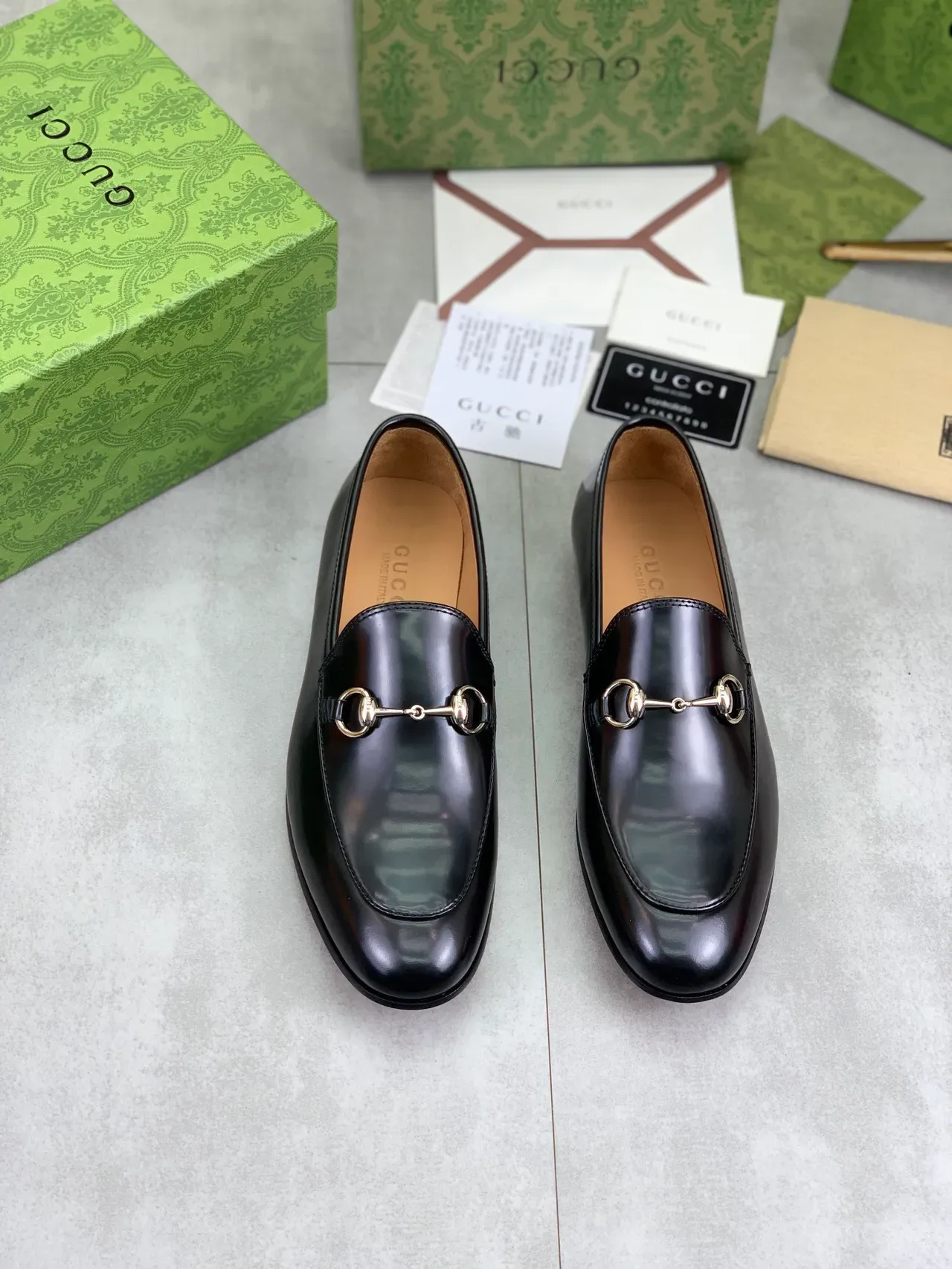 Gucci Horsebit 1955 Black Leather Horsebit Loafers 5