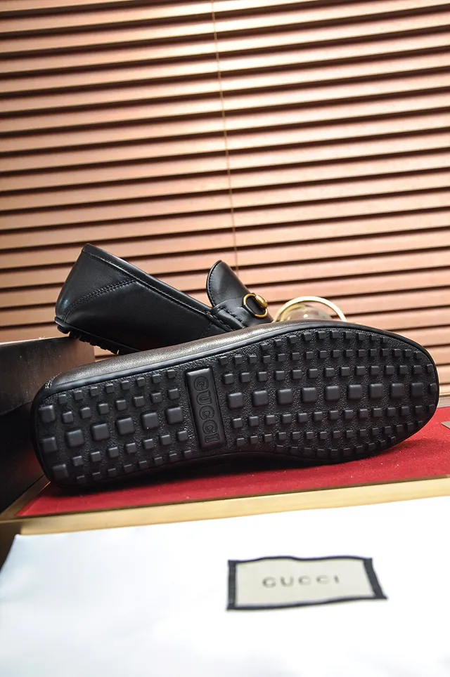 Gucci Horsebit 1955 Black Leather Horsebit Loafers 4