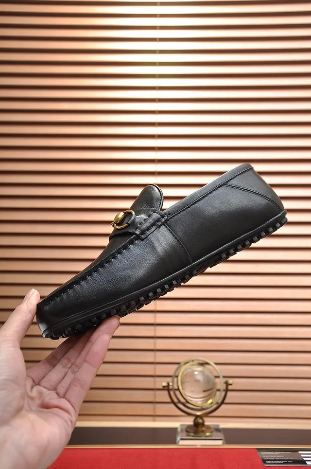 Gucci Horsebit 1955 Black Leather Horsebit Loafers 5