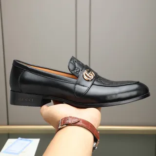 Gucci Horsebit 1955 黑色抛光皮革 Horsebit Loafer
