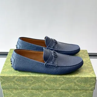 Gucci Horsebit 1955 নীল কসাওয়ালি চামড়ার লুফার