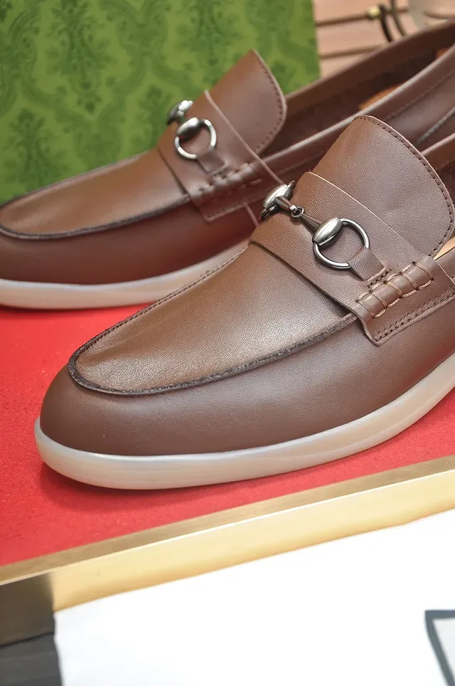 Gucci Horsebit 1955 Brown Leather Loafers 2