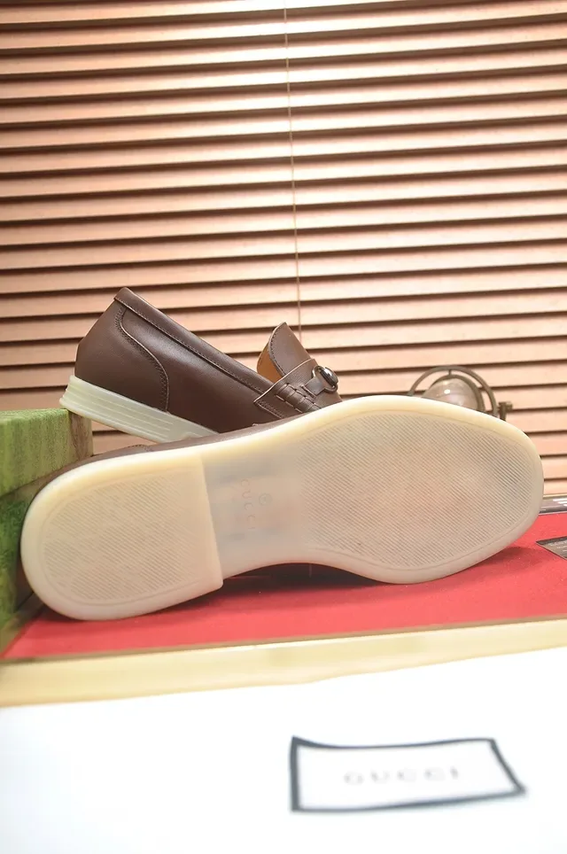 Gucci Horsebit 1955 Brown Leather Loafers 3