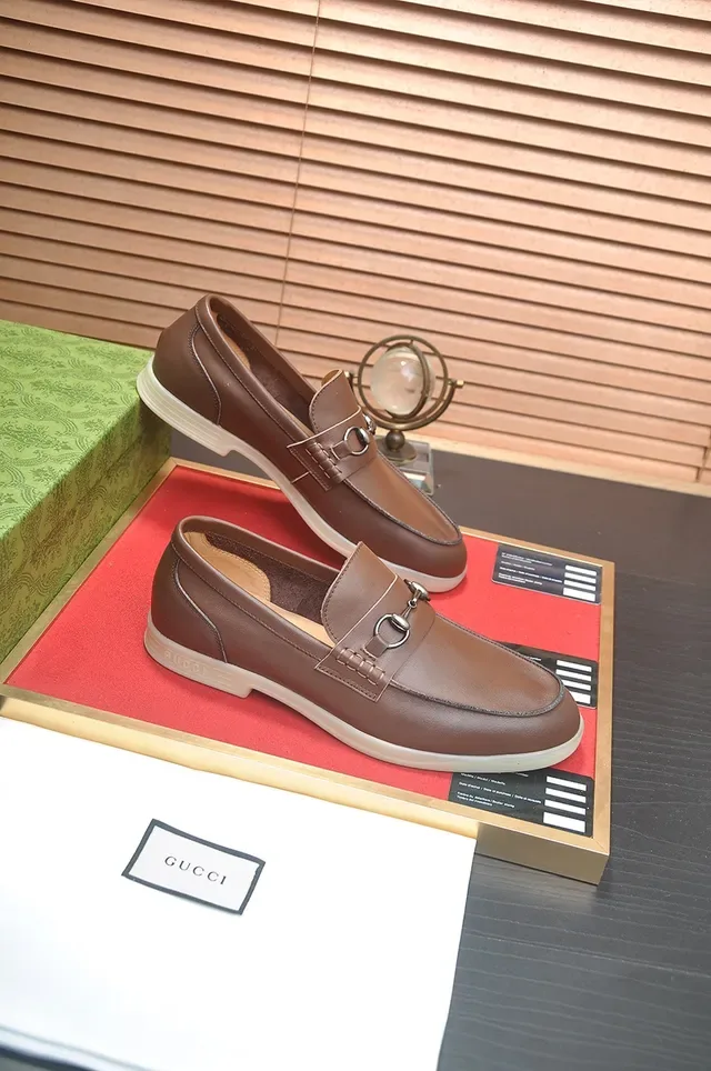 Gucci Horsebit 1955 Brown Leather Loafers 4