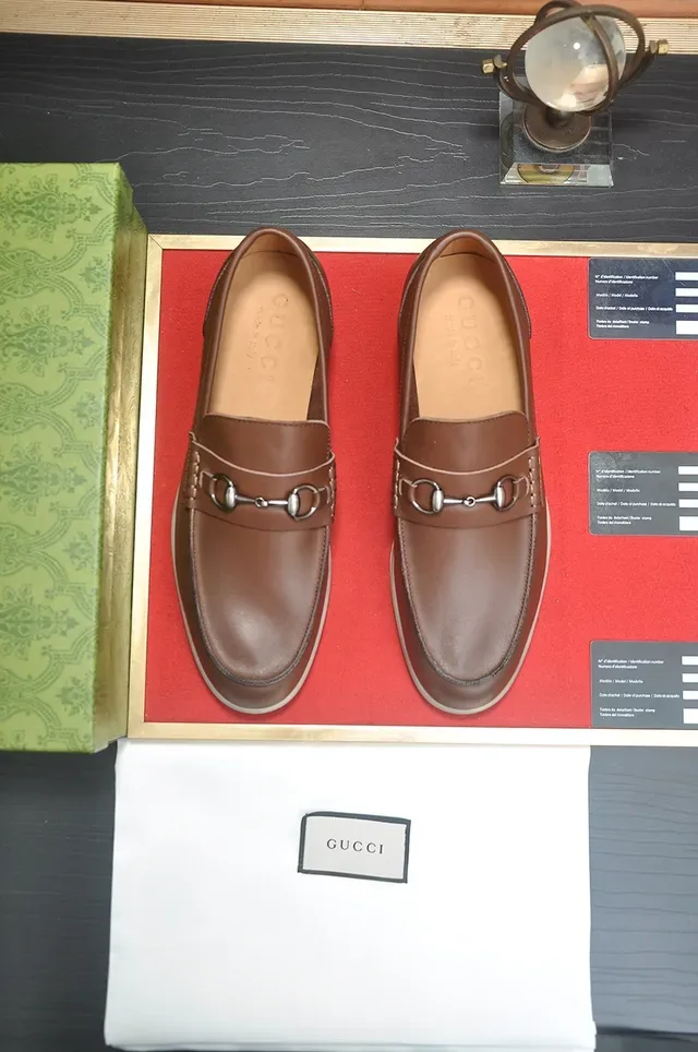 Gucci Horsebit 1955 Brown Leather Loafers 5