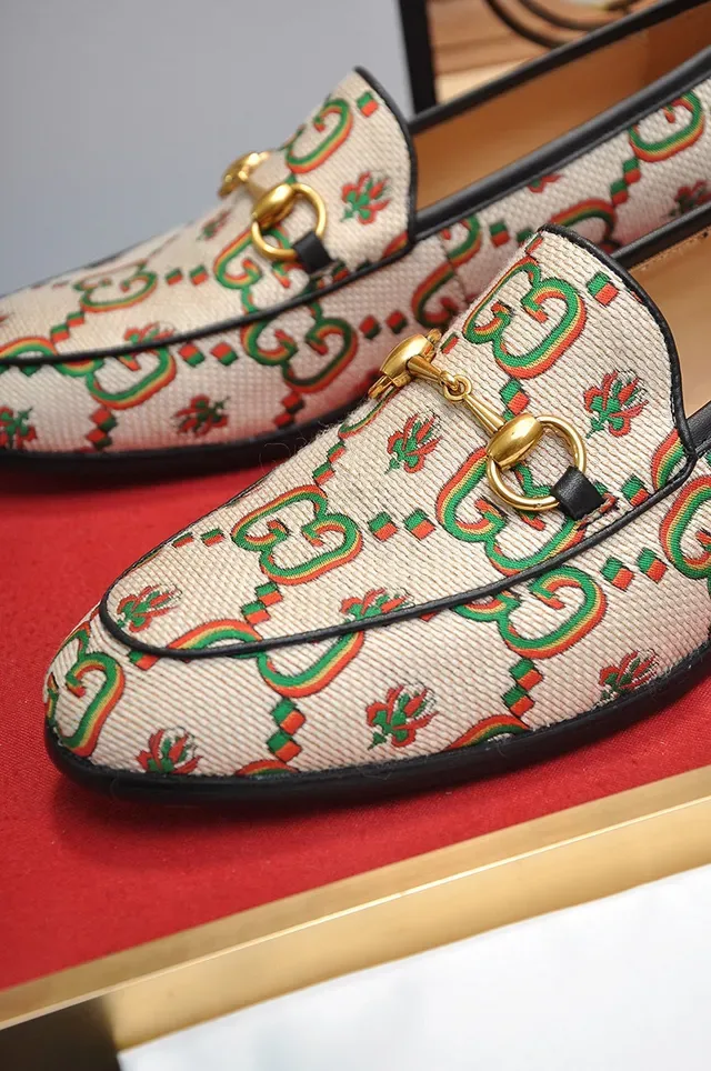 Gucci Horsebit 1955 GG Monogram Beige Loafers 3