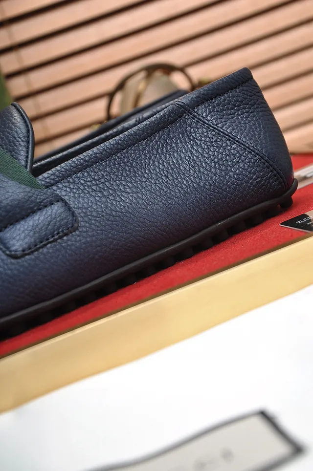 Gucci Horsebit 1955 Bleu marine cuir mocassins 2