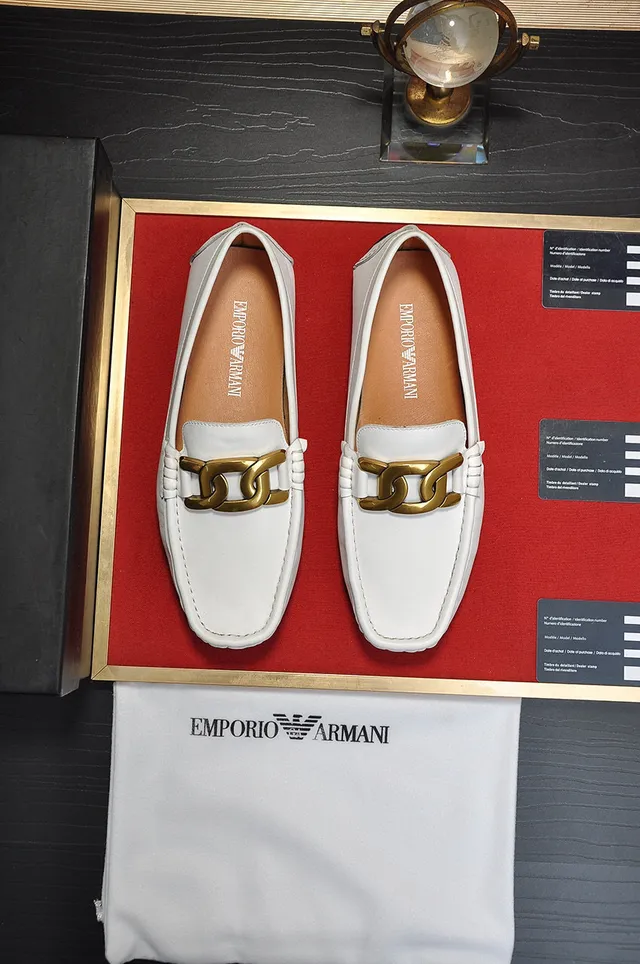 Gucci Horsebit Loafer Cuir Blanc Boucle Dorée Loafer 9