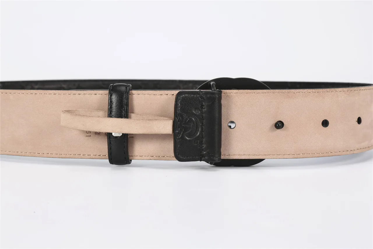 Gucci Ophidia Black Embossed GG Leather Belt 6