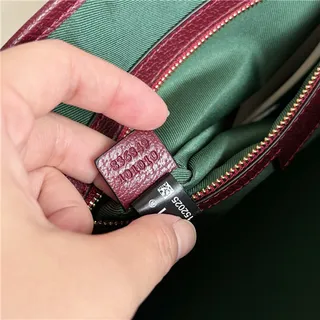 Gucci Ophidia GG Monogram Toile Bordeaux Rayures Web Sac Tote 13