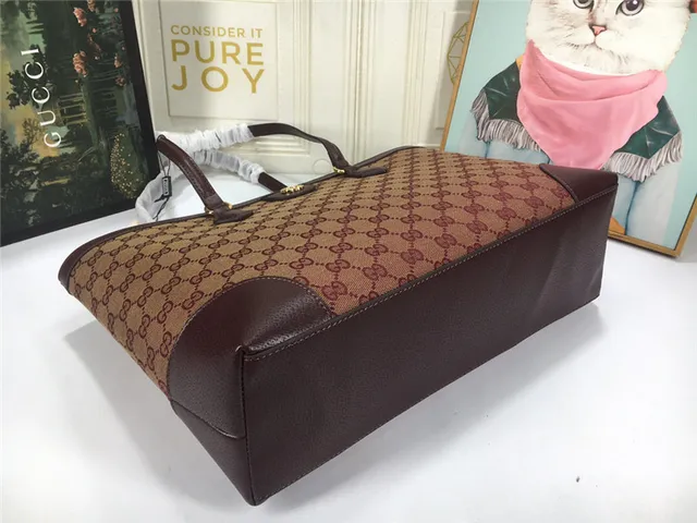 Gucci Ophidia GG Monogram Web Stripe Tote Bag 5