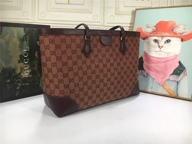 Gucci Ophidia GG Monogram Web Stripe Tote Bag 7