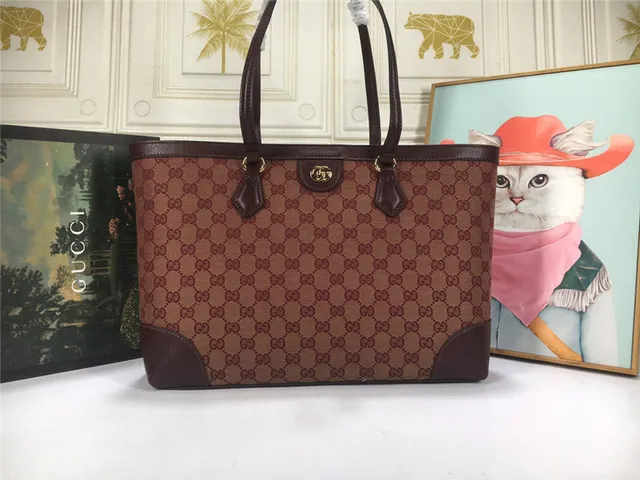 Gucci Ophidia GG Monogram Web Stripe Tote Bag 10