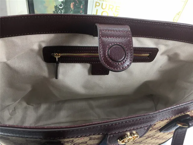 Gucci Ophidia GG Monogram Web Stripe Tote Bag 12
