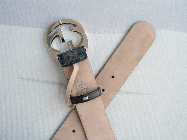 Gucci Ophidia Interlocking G Buckle GG Monogram Leather Belt 4